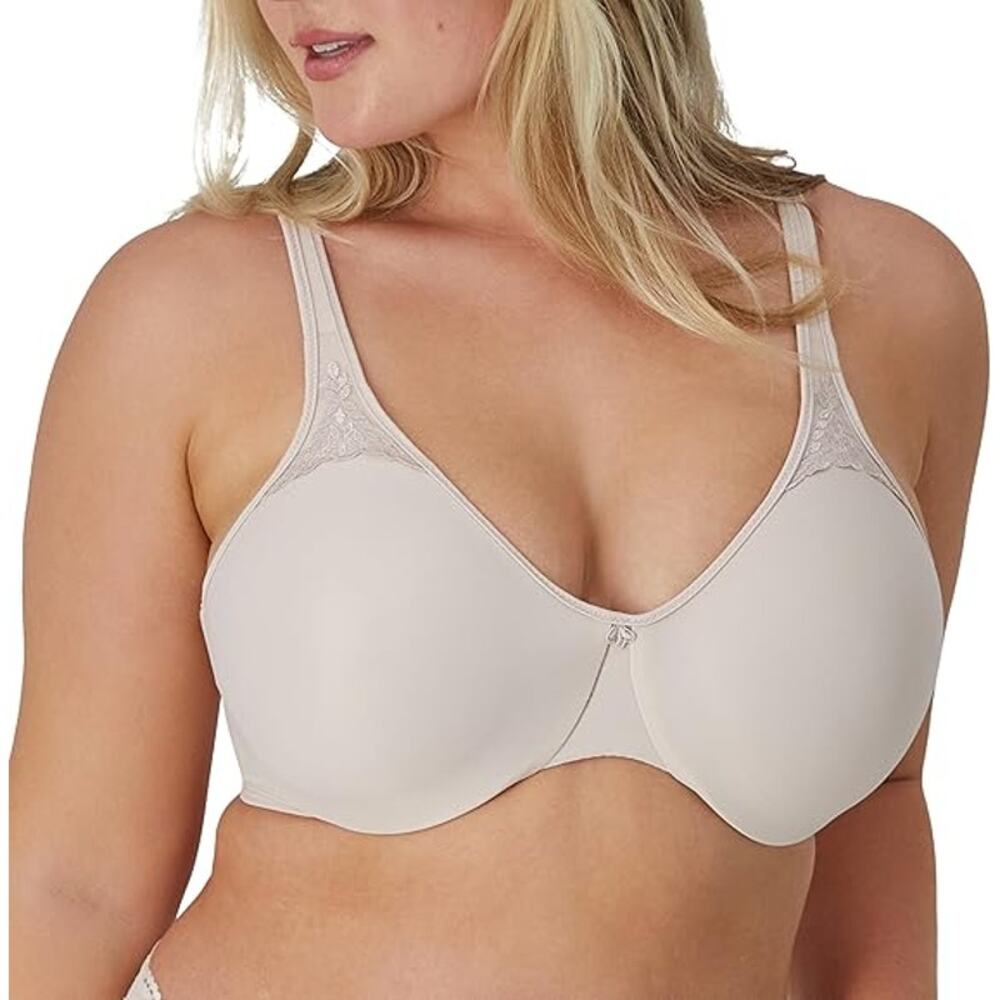 New Bali Womens 36D Tan Passion Comfort Minimizer Full-Coverage Underwire Bra